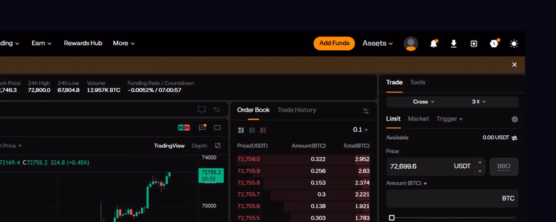 BloFin screenshot