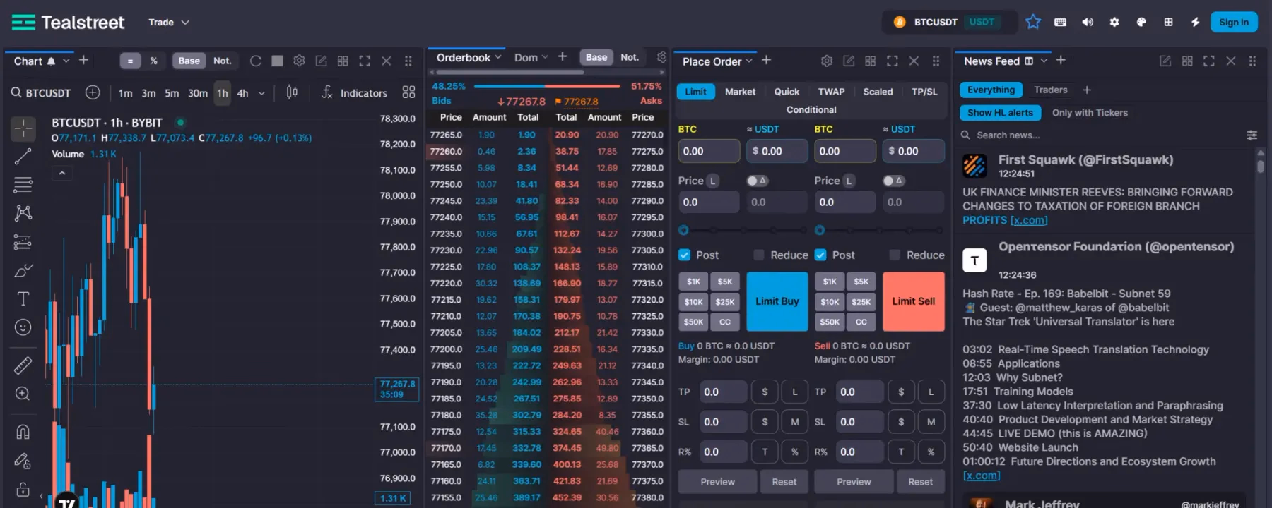 Tealstreet screenshot
